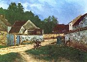 Alfred Sisley, Dorfstrasse in Marlotte